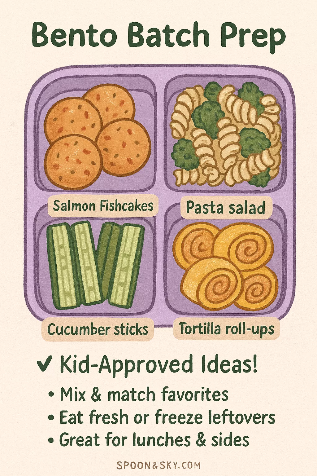 Healthy Side Dishes Kids Love | Quick Batch Prep Lunchbox Ideas