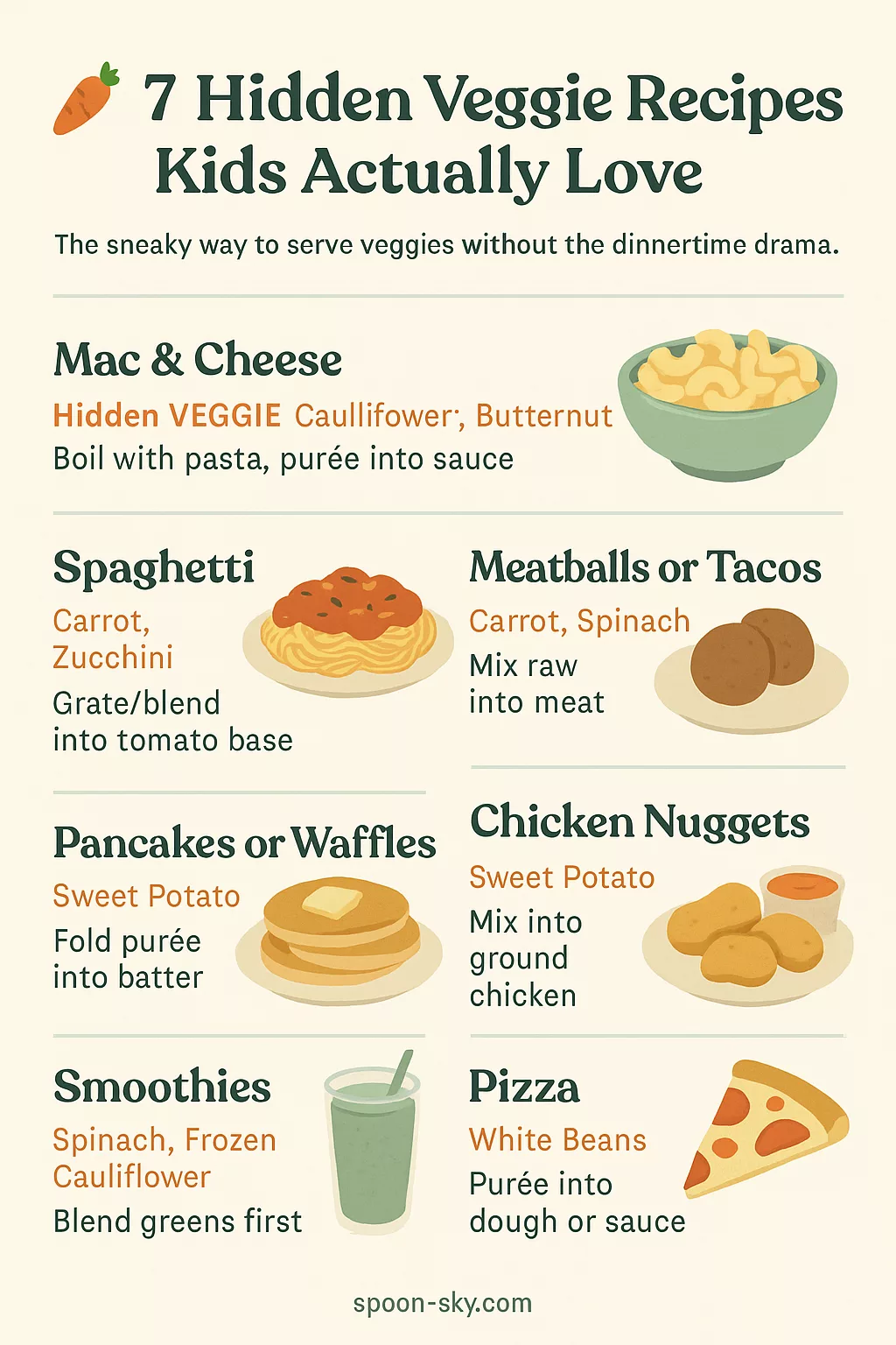 7 Hidden Veggie Dinners That Actually Work for Picky Eaters