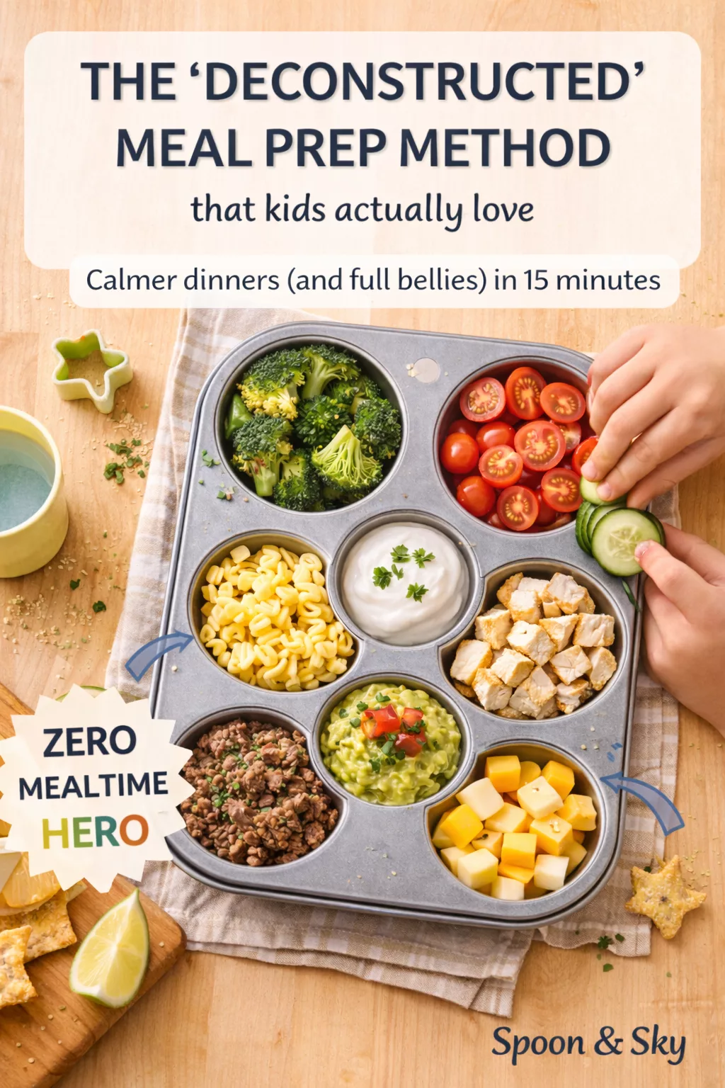 Deconstructed Meal Prep: Muffin Tin Dinners Kids Love